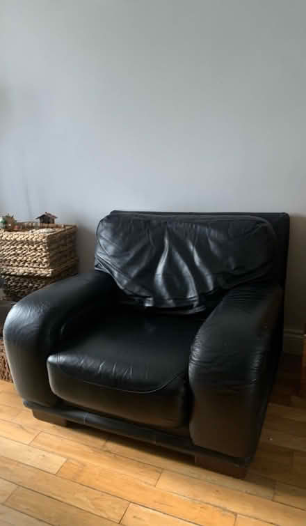 Photo of free Large leather armchair (N1 Dalston) #2