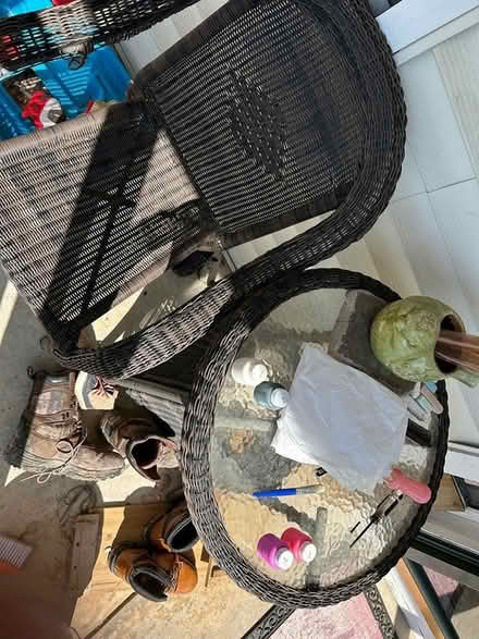 Photo of free Table and 2 chairs (Doylestown) #1