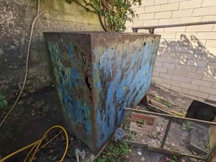 Photo of free Scrap metal - old large oil(?) tank (BA2) #3