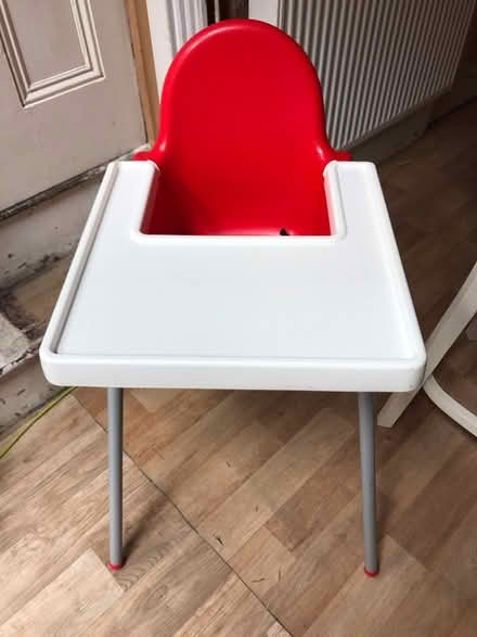 Photo of free Red ikea highchair (Stalybridge SK15) #1
