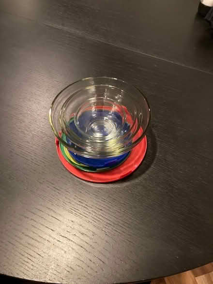 Photo of free 4 glass nesting bowls (Eckington) #1