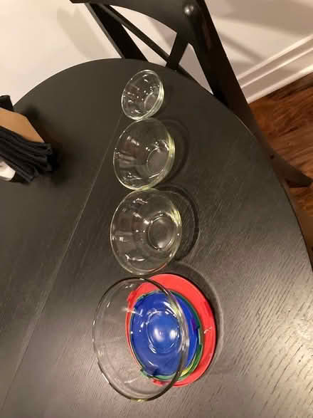 Photo of free 4 glass nesting bowls (Eckington) #2