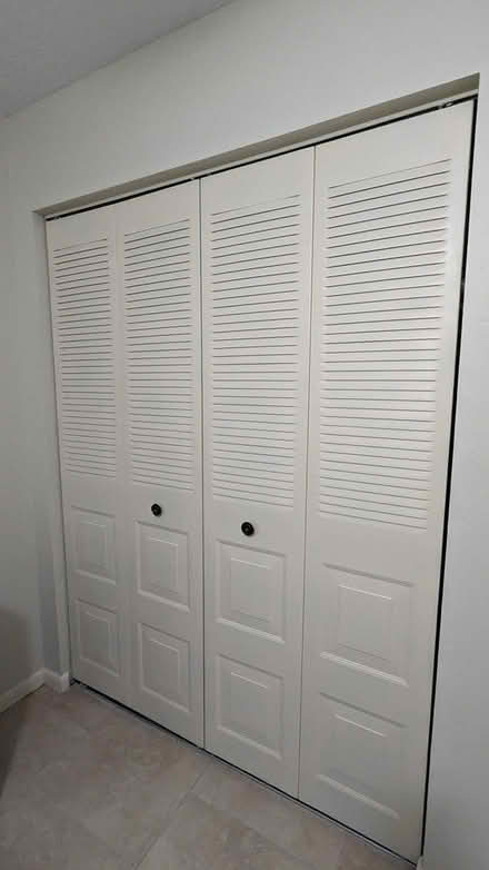 Photo of free Metal bifold closet doors (North West Gainesville) #2