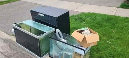 Photo of free Curb alert - fish tank etc (Mavis and Rathburn) #2