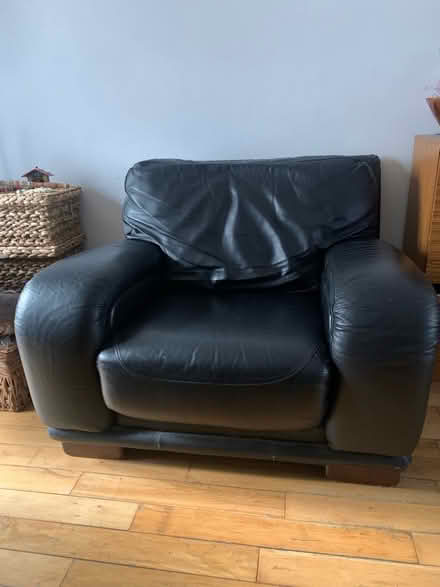 Photo of free Large leather armchair (N1 Dalston) #3