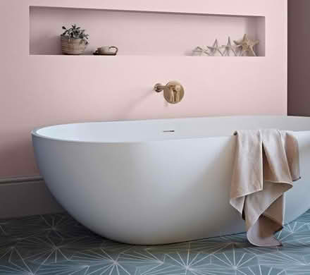 Photo of free Crown Mid Sheen Pashmina bathroom paint (Catterall PR3) #1