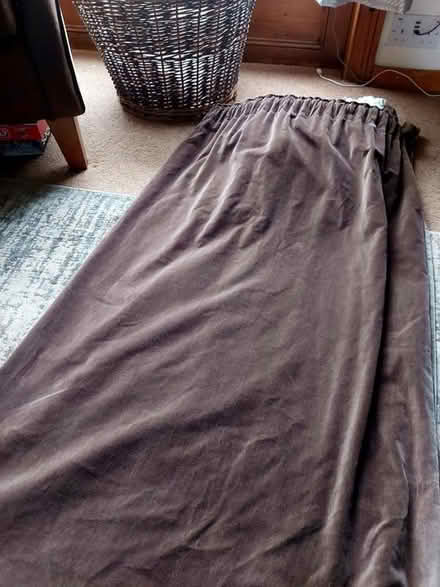Photo of free XL Brown velvet curtains (Golcar/Slaithwaite - HD7) #1