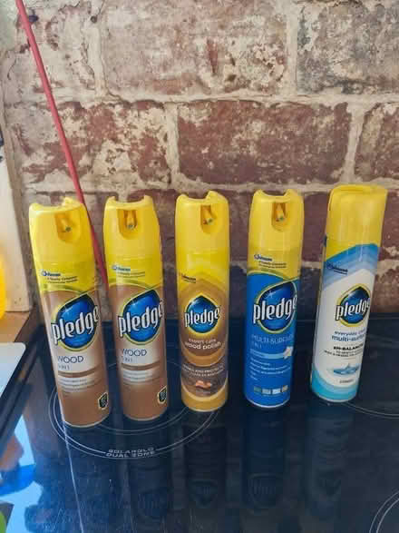 Photo of free 5 x Pledge furniture polish (Selmeston BN26) #1