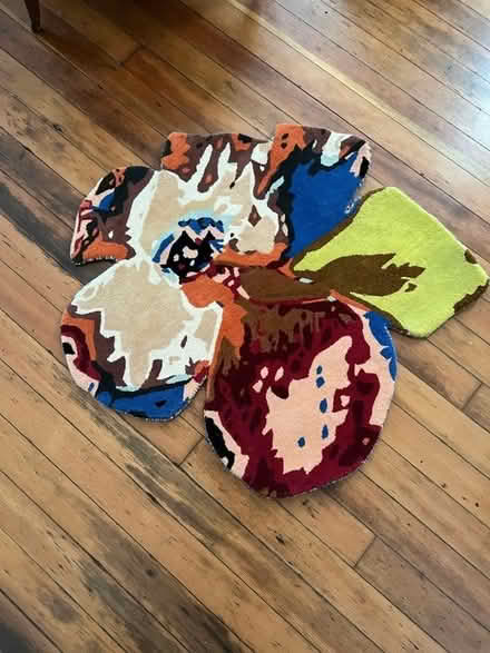 Photo of free Flower Rug (West Oakland) #1