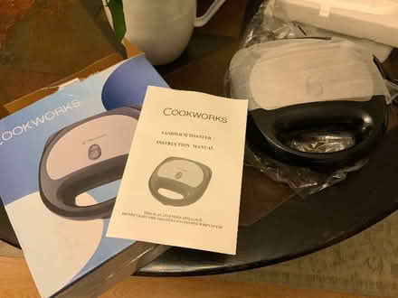 Photo of free Cookworks: Small 2 Slice Sandwich Toaster. New/Unused/Boxed (Kendal LA9) #1