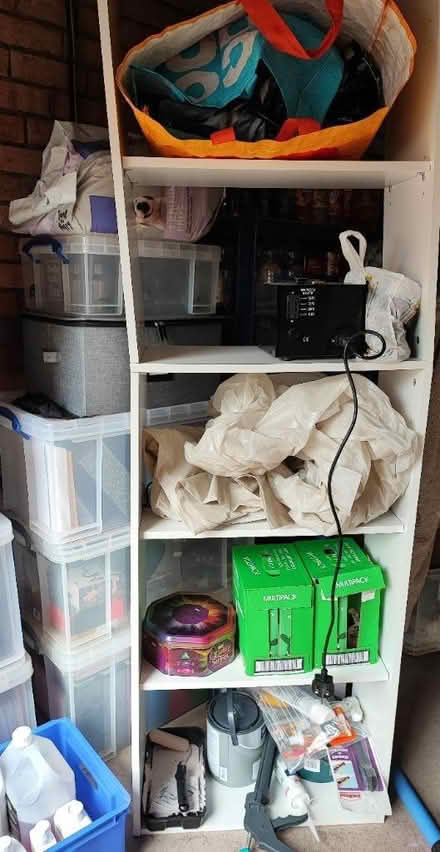 Photo of free Deuba white bookcase (Danderhall) #1