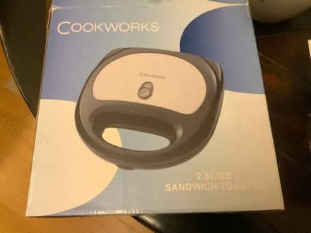 Photo of free Cookworks: Small 2 Slice Sandwich Toaster. New/Unused/Boxed (Kendal LA9) #3