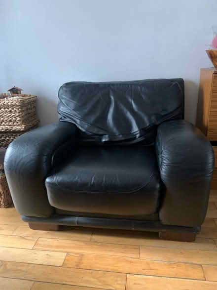 Photo of free Large leather armchair (N1 Dalston) #1