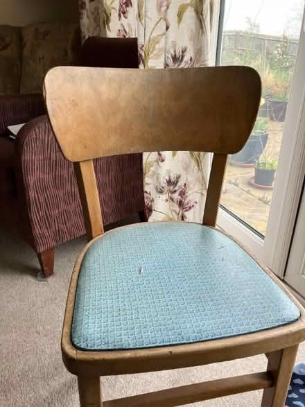 Photo of free Pair 1950's. 60's vintage kitchen chairs (West Oxfordshire OX29) #4