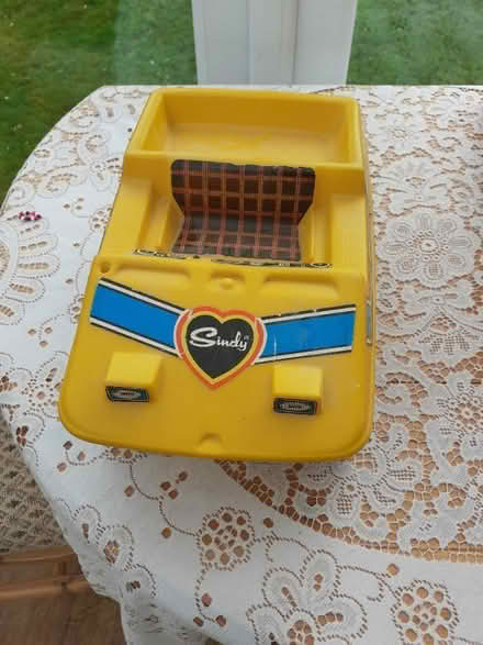 Photo of free A box of Sindy and Barbie dolls and a Sindy car plus some clothes (Dean Row SK9) #2