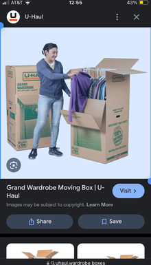 Photo of free 3 grand size wardrobe boxes (Eckington) #2