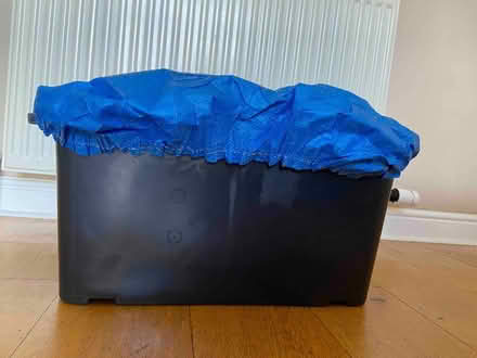 Photo of free Council glass recycling "blue" (now black) box (Silverknowes EH4) #1