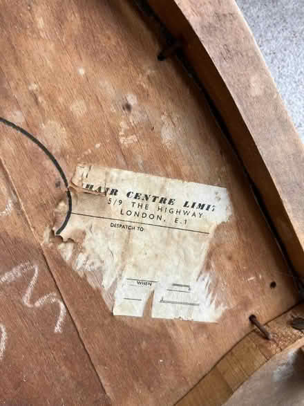 Photo of free Pair 1950's. 60's vintage kitchen chairs (West Oxfordshire OX29) #2