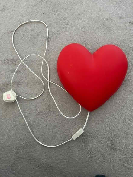 Photo of free Red heart light (North Bersted, PO21 5**) #1