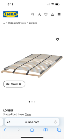 Photo of free Twin Slatted Bed Base (N Oakland (Bushrod)) #3