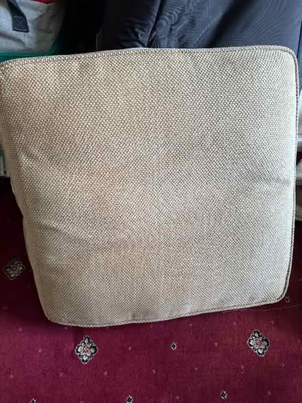 Photo of free 3 large sofa cushions (Borrowdale CA12) #1