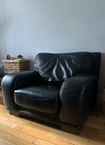 Photo of free Large leather armchair (N1 Dalston) #4