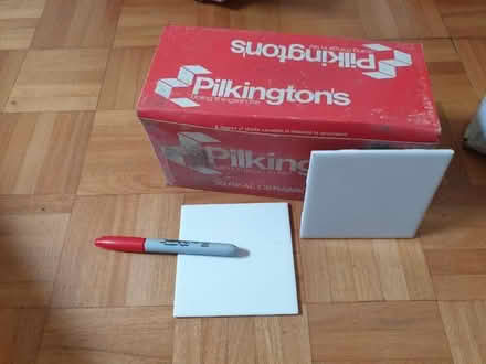 Photo of free White ceramic tiles - 11cm² (Chalfont Common, SL9) #2