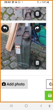 Photo of free Metal large jerry can third to half full lfor lawnmowet (Cooden TN39) #2