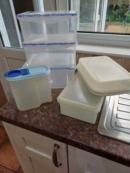 Photo of free Plastic containers all with lids (Marldon TQ3) #1