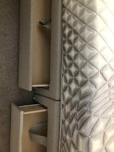 Photo of free King size divan bed with mattress (Greenstead CO4) #2
