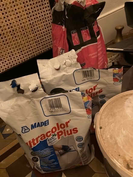 Photo of free Tile adhesive and grout (Muswell Hill / Bounds Green) #1