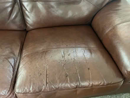 Photo of free 2 seater sofa leather style (BD20) #2