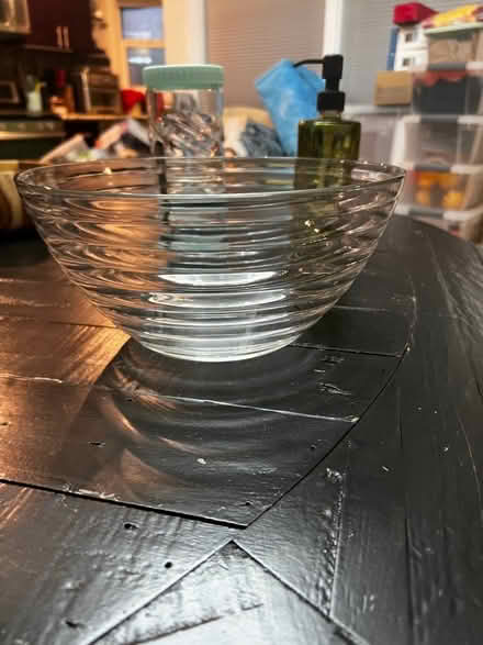 Photo of free Large glass salad bowl (North Long Beach) #1