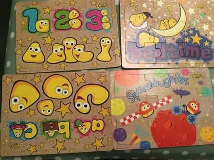 Photo of free CBEEBIES cardboard jigsaws set 4 (Headington Quarry OX3) #1