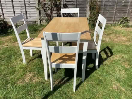 Photo of free Wooden kitchen table and 4 chairs (New Marston OX3) #1