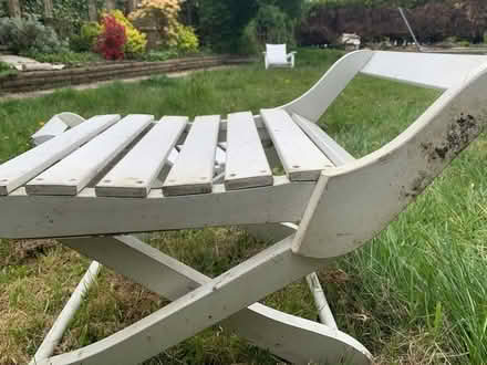 Photo of free White vintage garden furniture (South Croydon) #2