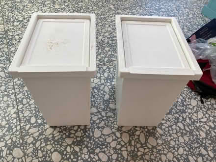 Photo of free 2 x white Ikea tubs (Fishponds BS16) #1