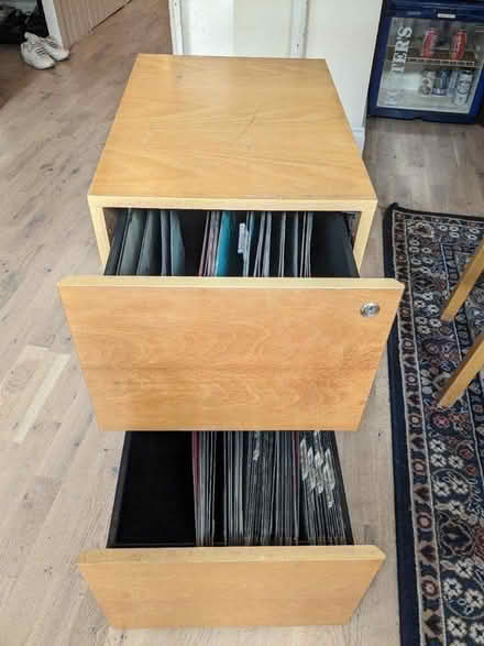Photo of free Wooden 2 drawer filing cabinet (Barnehurst DA7) #1