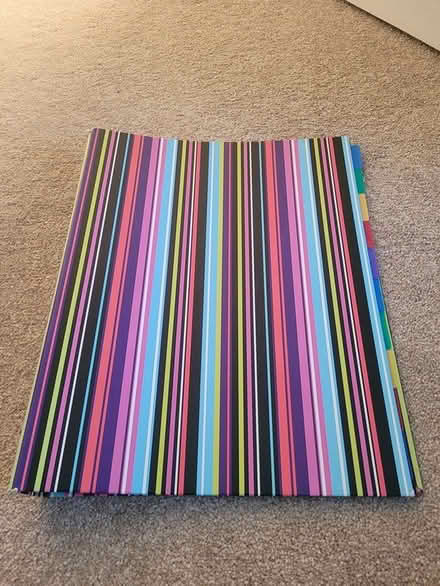 Photo of free A4 folder with dividers (SO18) #2