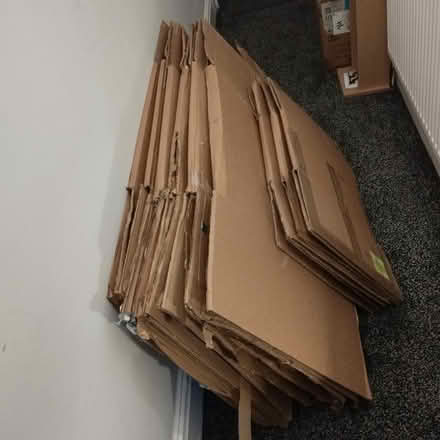 Photo of free Job Lot Of Cardboard Boxes Folded Used For Moving (Doncaster DN1) #1