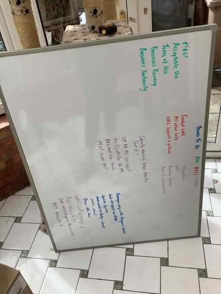 Photo of free Non magnetic whiteboard (Sprowston (NR7)) #1