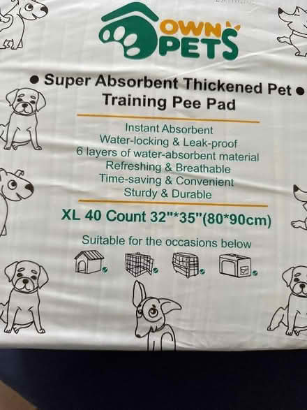 Photo of free Puppy training pads (Foxholes SG13) #1