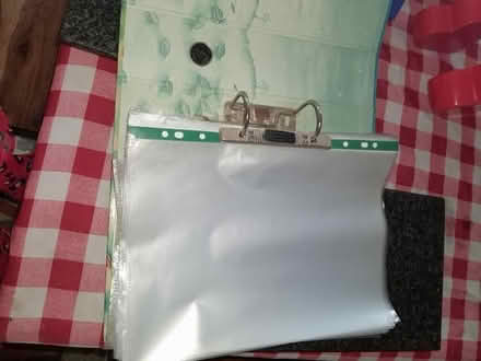 Photo of free Folder with poly pockets (Uffculme) #2