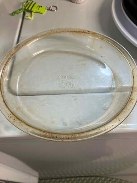 Photo of free Glass Pyrex pie plate (Bloomfield, NJ) #1