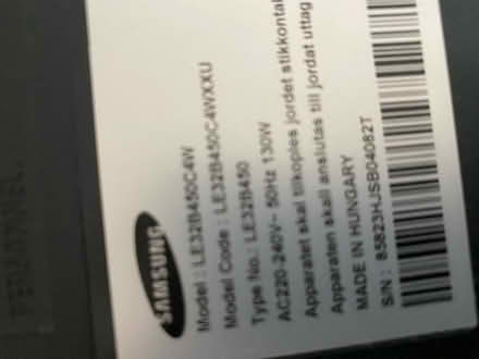 Photo of free Tv - 32 inch (Hackney - E5) #2