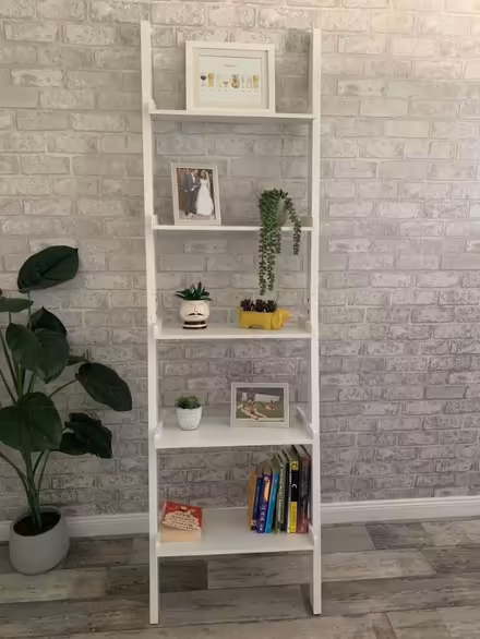 Photo of free White Wooden Ladder (Lords Wood ME5) #1