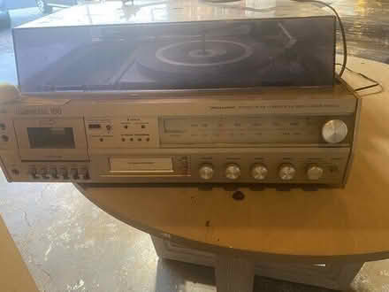 Photo of free vintage stereo receiver, deck, turn tables and speakers #1