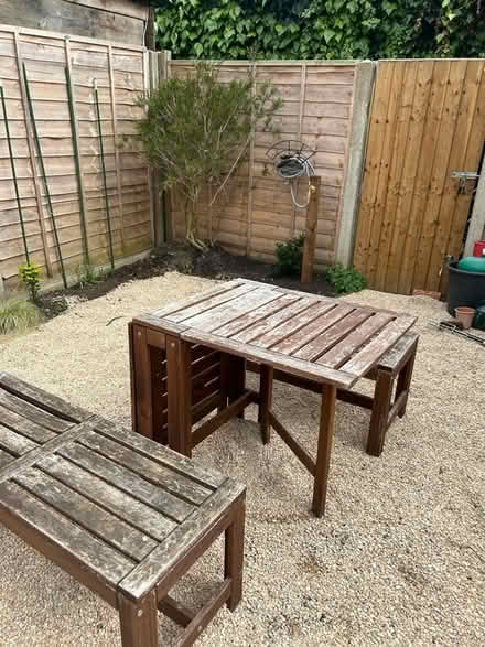 Photo of free Ikea collapsible wooden garden set (Ham, Richmond, TW10) #2
