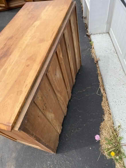 Photo of free Old Wood Dresser (Pittstown NJ) #2