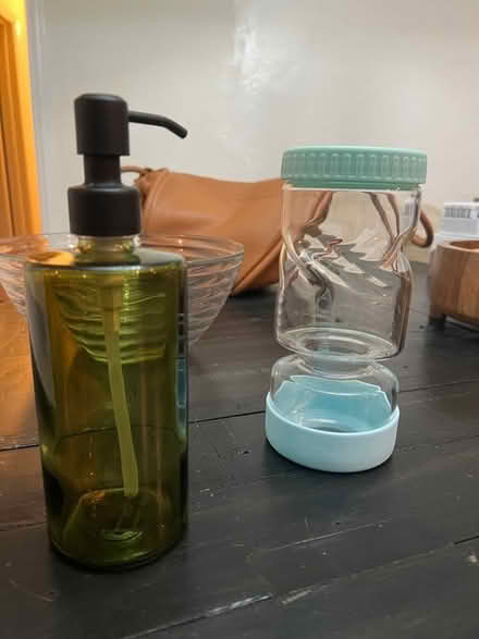 Photo of free Glass soap dispenser (North Long Beach) #3